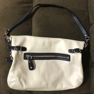 COACH Bonnie Leather Foldover Tote
